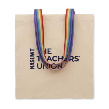 Shopping Bag with Rainbow Handles 6.3L