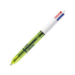 4 Colours Fluo Ballpen
