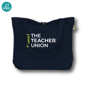 12oz Cotton Recycled Popper Tote 24L