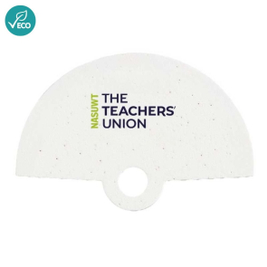 Seeded Paper Hand Fan